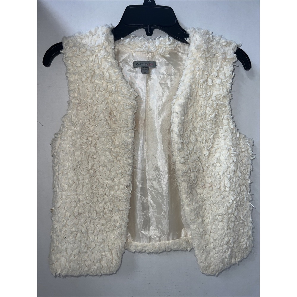 Casting LA Vest Youth Small Cream Vest